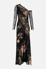 Silk Dress with lace