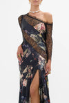 Silk Dress with lace