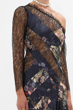 Silk Dress with lace