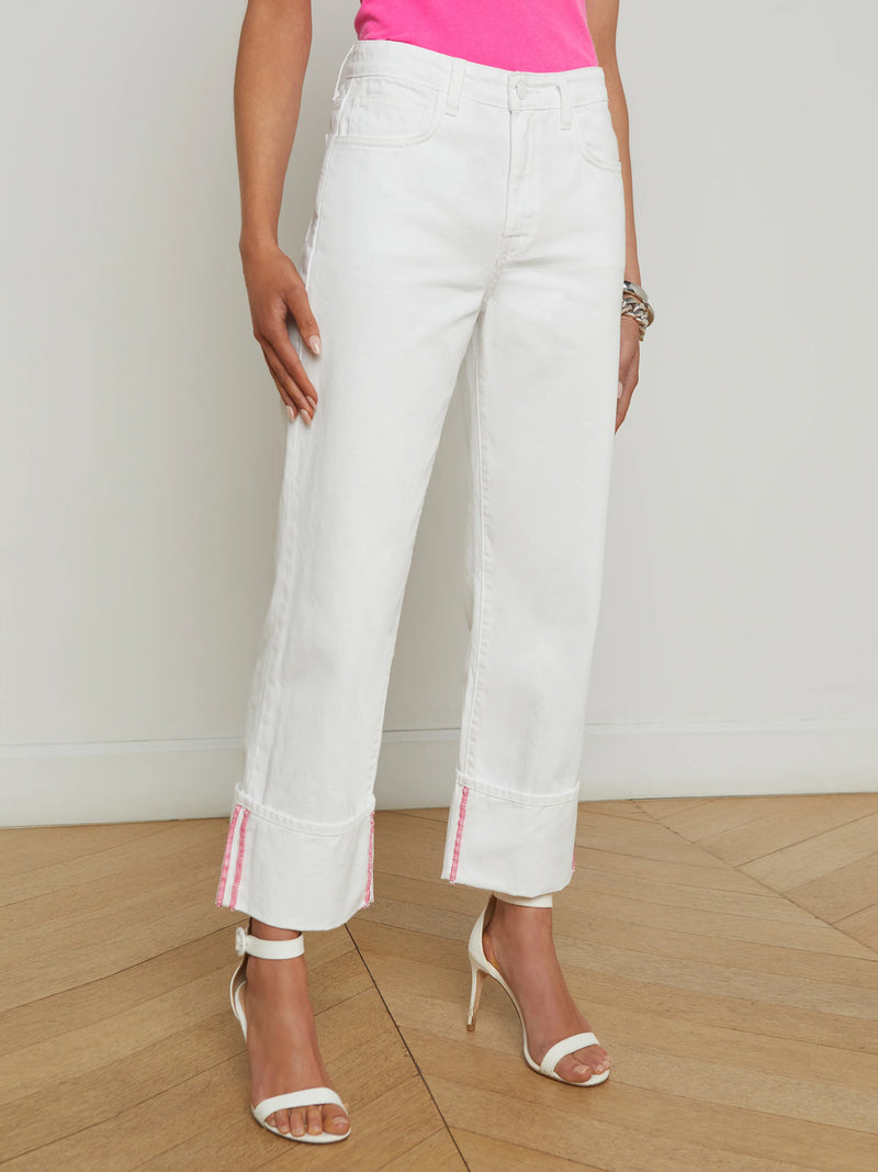 Leighton Cropped Stovepipe Jean