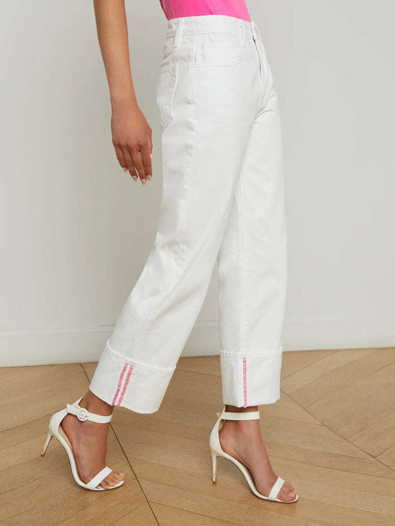 Leighton Cropped Stovepipe Jean
