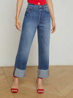 Leighton Cropped Stovepipe Jean