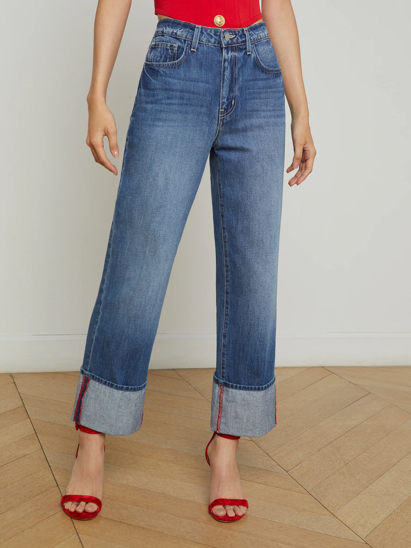 Leighton Cropped Stovepipe Jean
