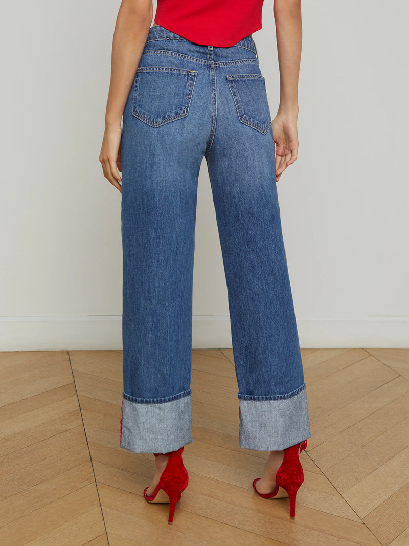 Leighton Cropped Stovepipe Jean