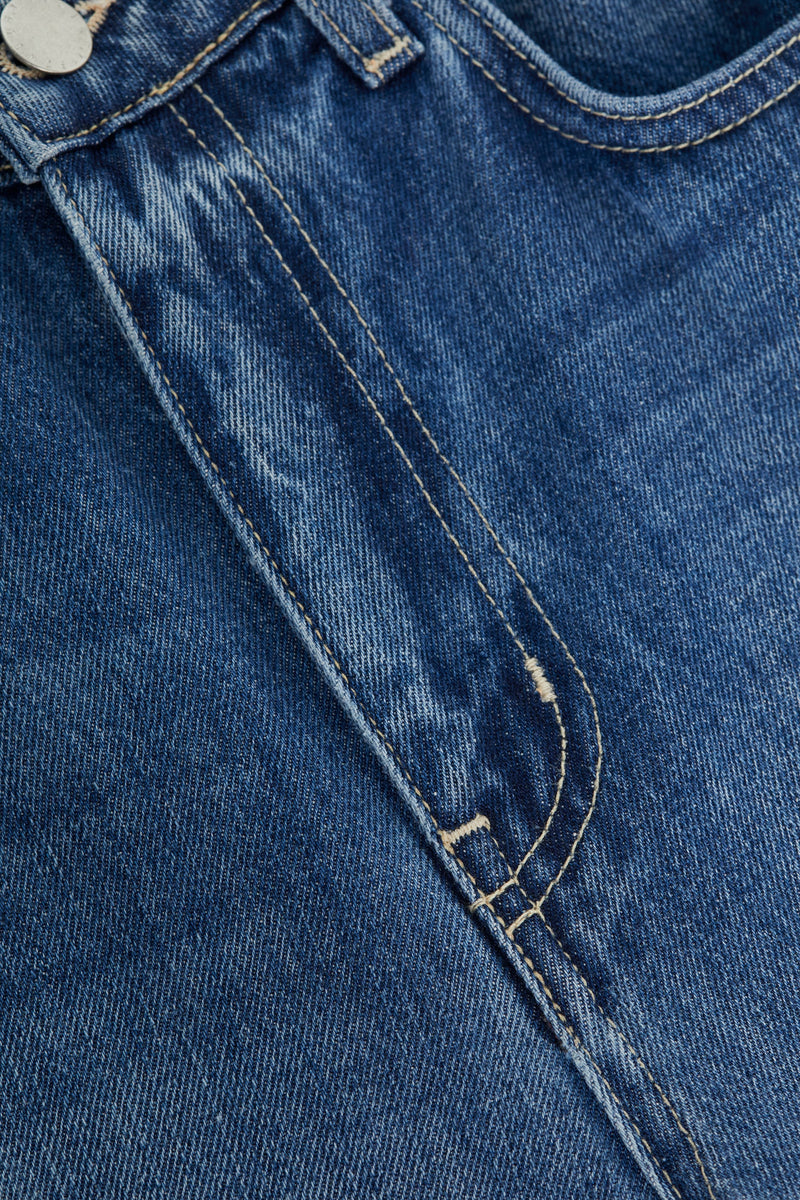 Leighton Cropped Stovepipe Jean