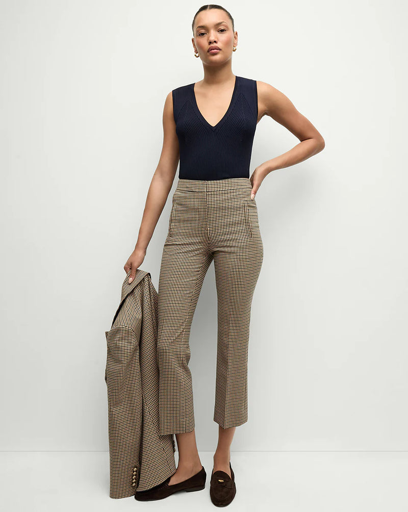 High Waist Straight Leg Trouser