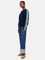Mesh Sleeve Cashmere