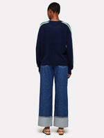Mesh Sleeve Cashmere