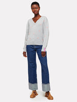 Palm V neck Cashmere