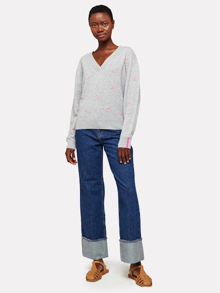 Palm V neck Cashmere
