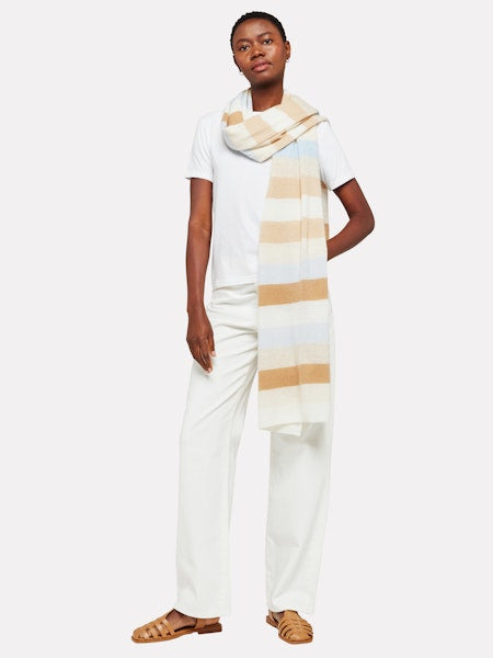 Cashmere Stripe Wrap