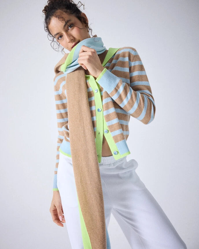 Cashmere Striped Scarf