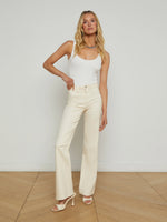 Clayton High Rise Wide Leg Coated