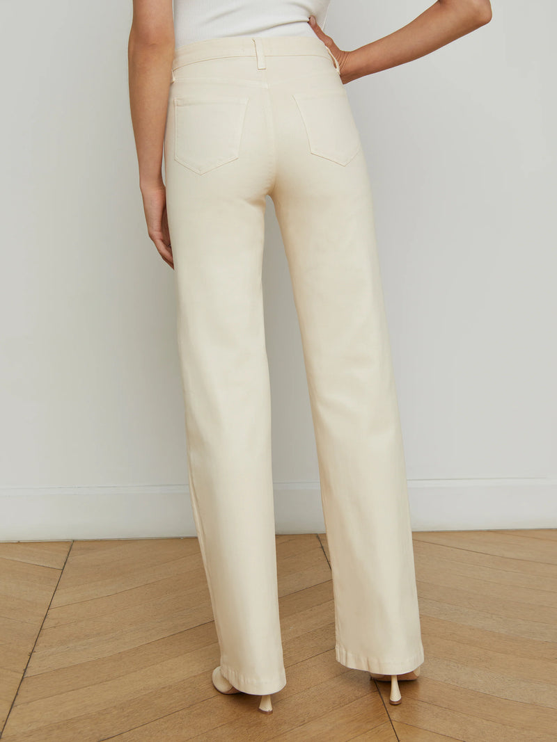 Clayton High Rise Wide Leg Coated