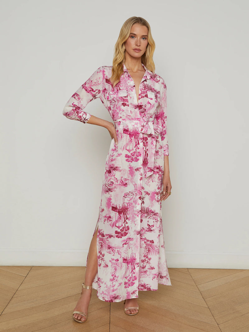 Silk Shirt Dress