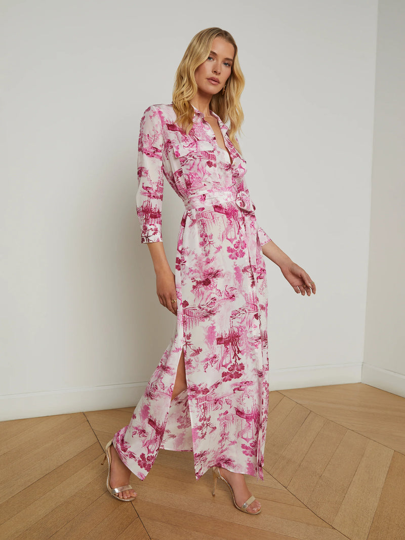 Silk Shirt Dress
