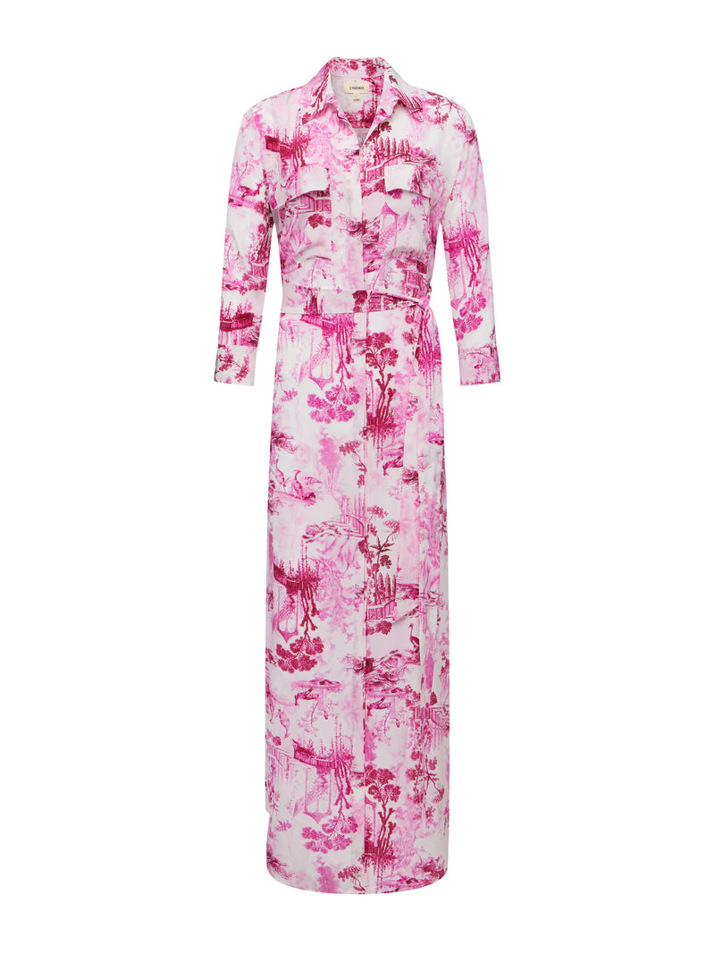 Silk Shirt Dress