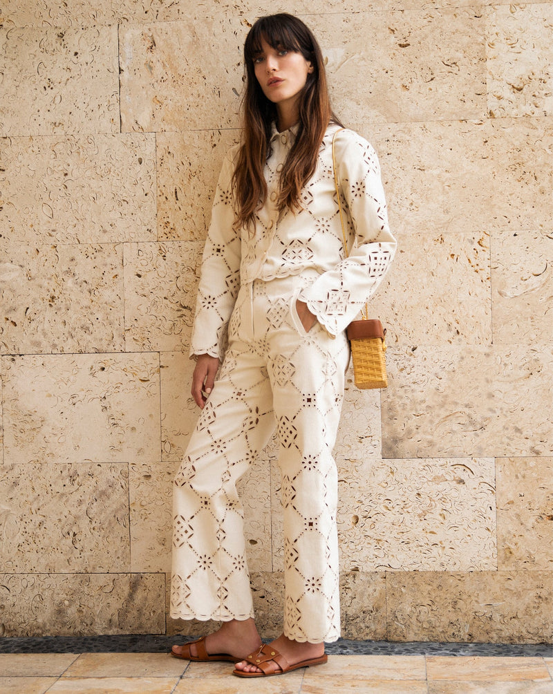 Dova Eyelet Trouser