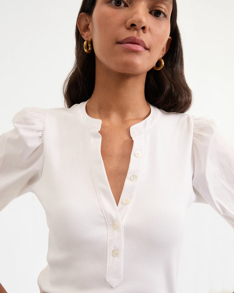Coralee Top - White