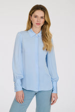 Silk Blouse Pearl Buttons