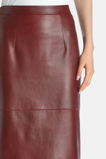 Fenice leather Skirt