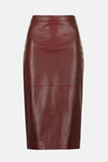 Fenice leather Skirt