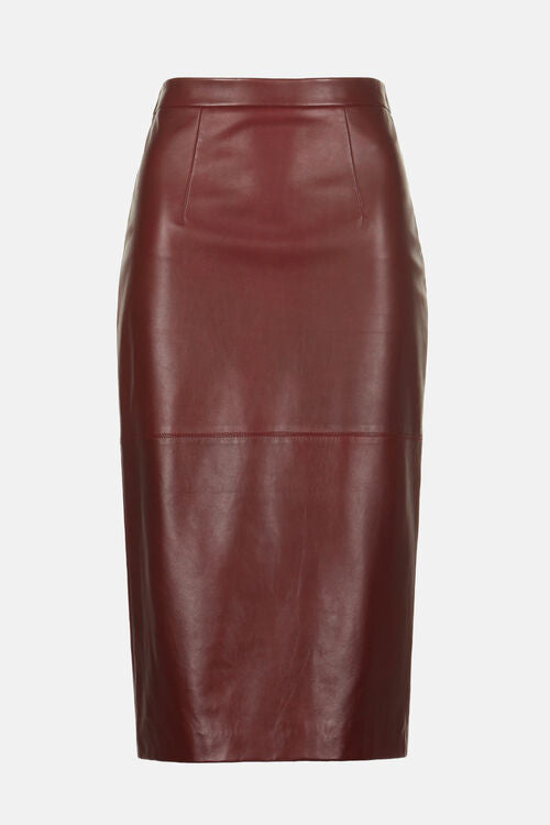 Fenice leather Skirt
