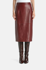 Fenice leather Skirt