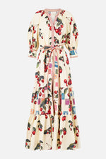 Tiered Shirt Dress With Short Sleeve