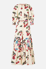 Tiered Shirt Dress With Short Sleeve
