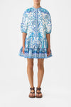 Puff Sleeve Shirt Dress