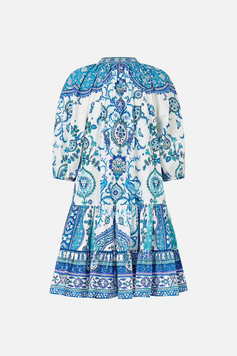 Puff Sleeve Shirt Dress