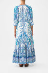Tiered Shirt Dress With short Sleeve