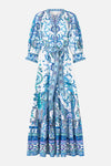 Tiered Shirt Dress With short Sleeve
