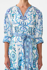 Tiered Shirt Dress With short Sleeve