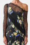 Silk Dress With Lace