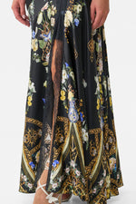 Silk Dress With Lace