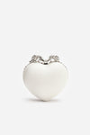 Heart Clutch Bag Multi Crystal