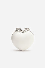 Heart Clutch Bag Multi Crystal