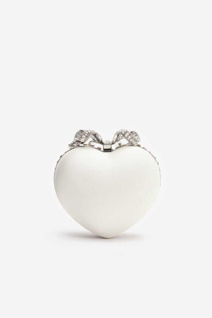 Heart Clutch Bag Multi Crystal