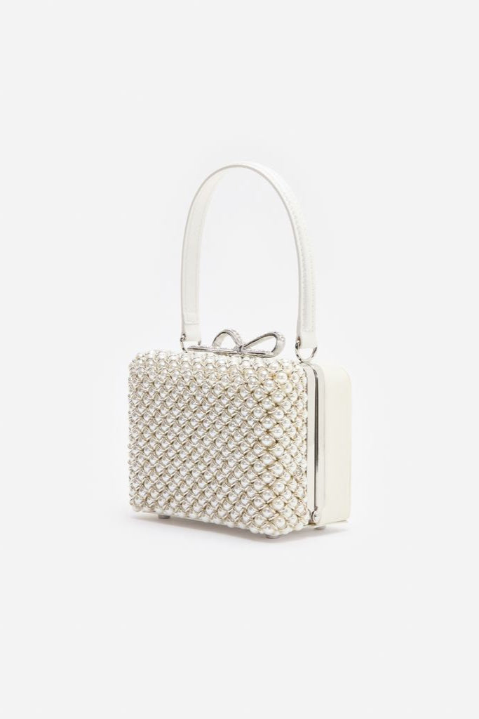 Pearl Embellished Micro Bag