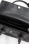 Soft Leather Shoulder Bag Black
