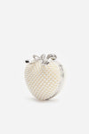 Pearl Heart Clutch Bag