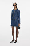 Denim Braided Mini Dress