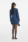 Denim Braided Mini Dress