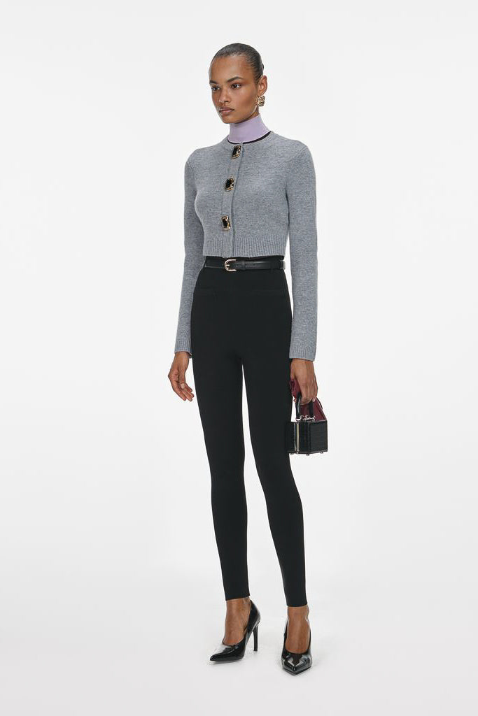 Grey Wool Cardigan