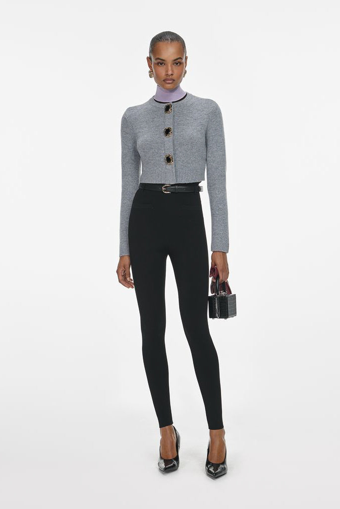 Grey Wool Cardigan
