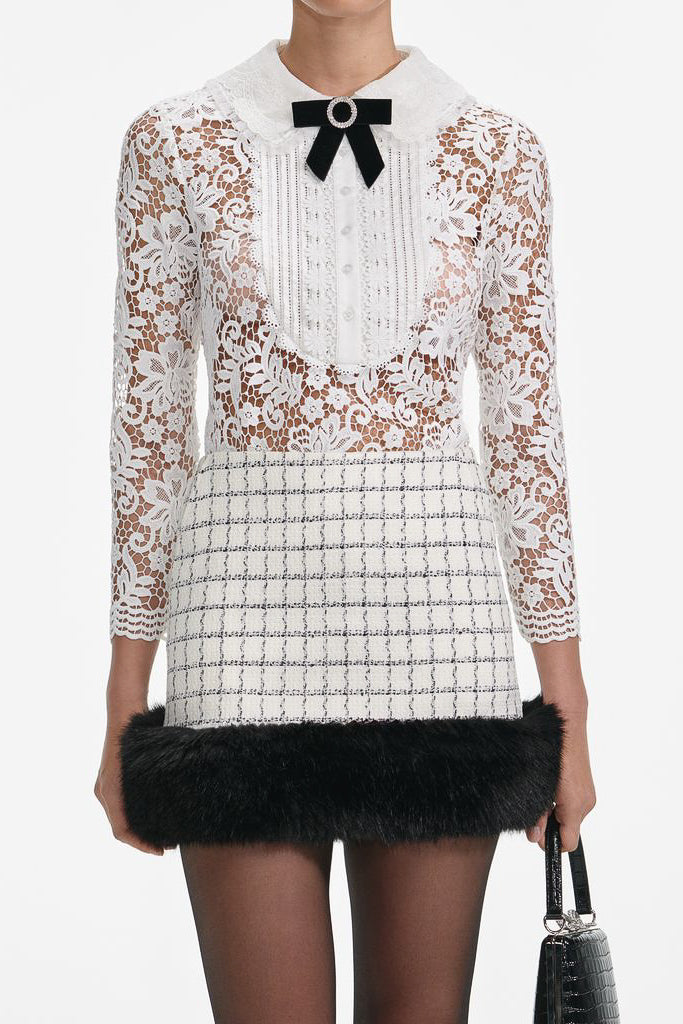 White Lace Blouse