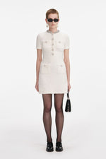 Textured Knit Mini Dress