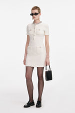 Textured Knit Mini Dress